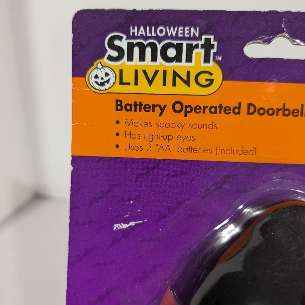 Halloween Smart Living Battery Operated Doorbell - Witch - Picture 2 of 10